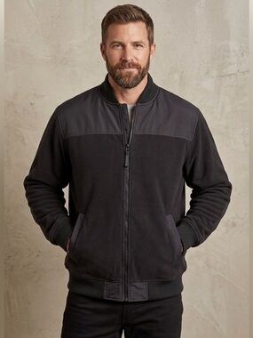 Title: Duluth Trading  co Men’s Black Fleece-Lined Jacket 2XL Cozy Warm  Coat